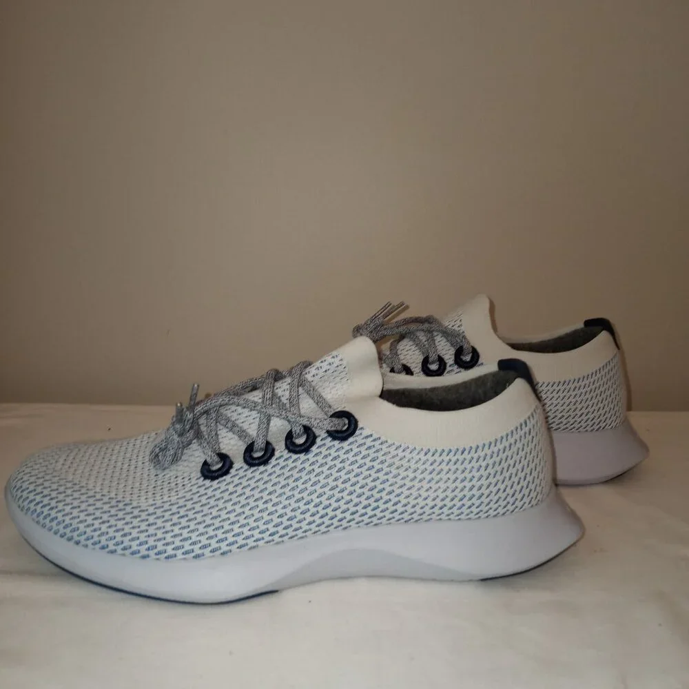 ALLBIRDS TREE DASHER LIGHTWEIGHT CUSHION SNEAKER MEN SIZE 13.5 WHITE